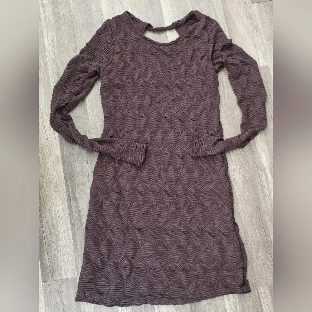 NWT FREE PEOPLE PAULIE mini Dress Textured Boho Chic festival Brown